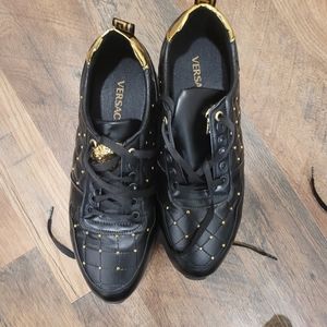 Brand new Versace shoes men Black